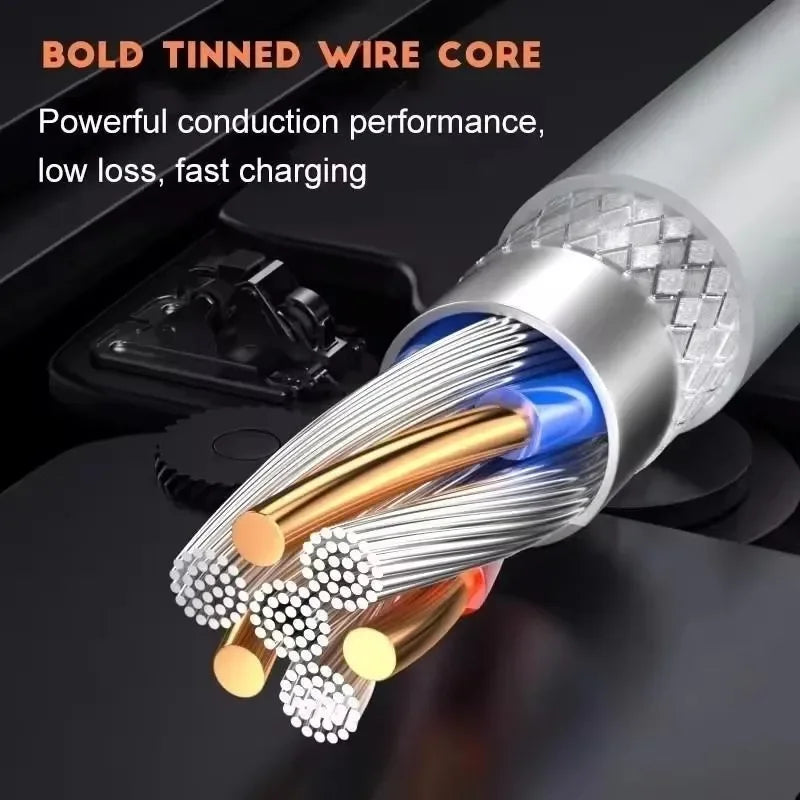100W USB-C Fast Charging Cable 1M–10M | High-Speed Data Transfer USB-C Charging Cable Richie's