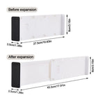 8-Pack Adjustable Drawer Dividers with Side Locking Buckle Drawer Organizer Richie's