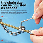 Flexible Chain Drain Pipe Dredger – Adjustable 1–4m Steel Drain Pipe Dredger Richie's