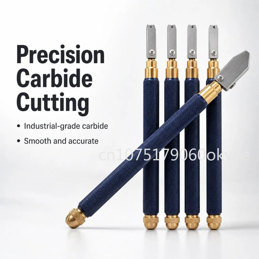 TOTNEND Carbide Wheel Glass Cutter TC-17/TC-10 | Tile & Mirror Glass Cutting Tool Richie's