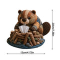 Animal Quilted Tissue Box Cover DIY Kit – Beginner Craft Set DIY Craft Kit Richie's 04