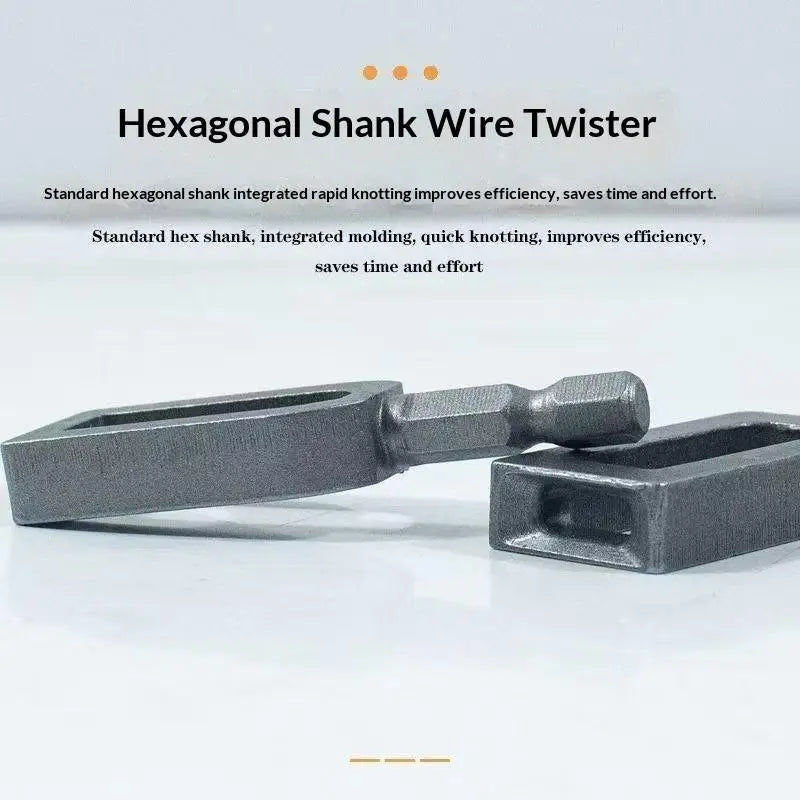 Wire Twisting Tool 1/4" Hex Shank – Fast Iron Wire Knotter Wire Twisting Tool Richie's