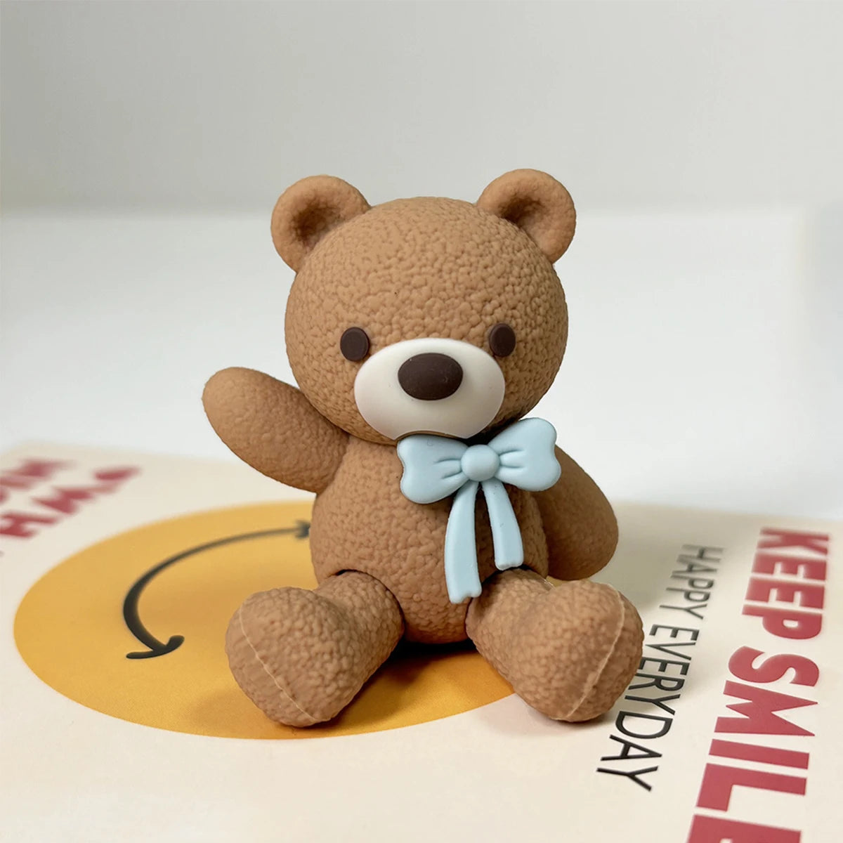 Teddy Bear Cake Toppers – Bow Tie Bear Party Figurines Cake Topper Figurine Richie's shenxionglan