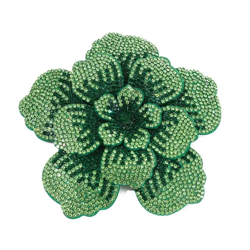 3D Camellia Rhinestone Flower Patch – DIY Sewing Embellishment Rhinestone Flower Patch Richie's A16