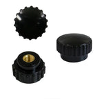 5pcs Knurled Plastic Adjustment Knobs M3–M8 with Brass Nut Insert Knurled Adjustment Knobs Richie's