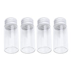 20Pcs Mini Clear Glass Bottles 10ml DIY Wish Jars with Lids Mini Glass Bottles Richie's
