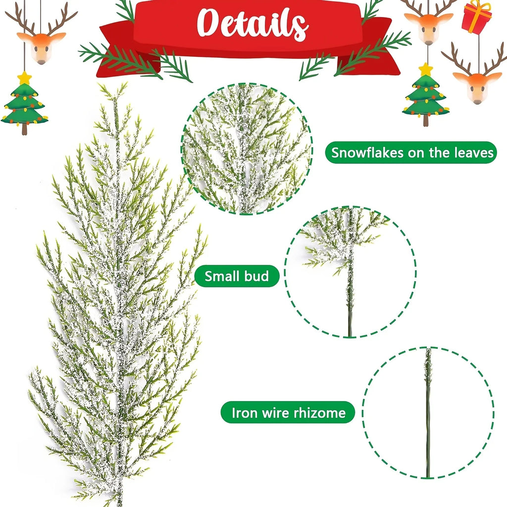 5pcs Artificial Pine Branch Picks – Christmas Wreath & Craft Christmas Craft Picks Richie's