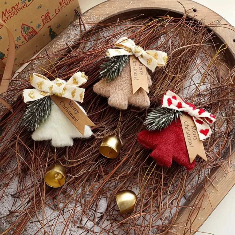 Plush Christmas Bell Pendant Tree Ornament | Festive Xmas Decor Christmas Tree Ornament Richie's