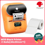 Phomemo M110 Bluetooth Thermal Label Maker | Portable Mini Printer Thermal Label Printer Richie's Orange