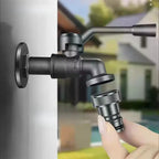 Dual Outlet Zinc Alloy Freeze-Proof Outdoor Garden Faucet Garden Faucet Richie's