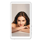 Wireless Bluetooth Selfie Mirror Screen – Magnetic Vlog Display Selfie Monitor Screen Richie's white