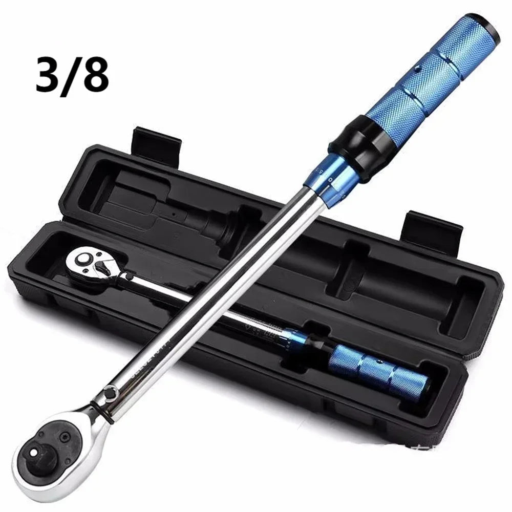 3/8" Drive Torque Wrench 5–60 Nm Ratchet Spanner ±3% Accuracy Torque Wrench Richie's