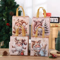 4-Pack Reusable Christmas Gift Tote Bags with Handles Christmas Gift Bags Richie's Gift Bags 4 Pcs