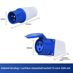 220V 16A IP44 Waterproof Industrial Plug & Socket Connector Industrial Power Connector Richie's A6