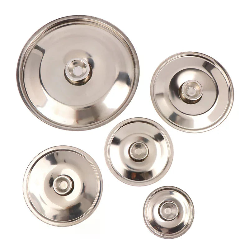 Stainless Steel Round Pot Lid Universal Cover 10–24cm Pot Lid Richie's