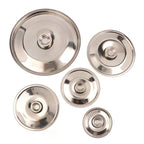 Stainless Steel Round Pot Lid Universal Saucepan Cover 10–24cm Cookware Lid Richie's