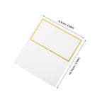 100Pcs Gold Foil Blank Tent Name Cards for Weddings & Parties Table Place Cards Richie's