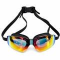 APWIKOGER Anti-Fog Swimming Goggles – Electroplated Swim Glasses Swimming Goggles Richie's Black