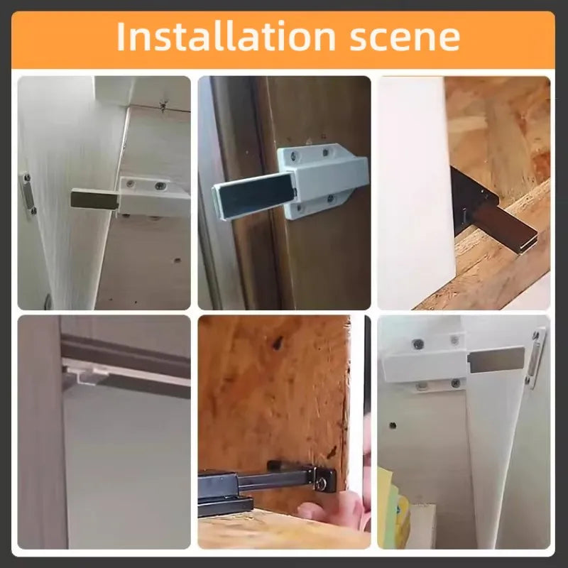 Magnetic Push-to-Open Cabinet Catch & Soft-Close Damper Cabinet Catch Hardware Richie's