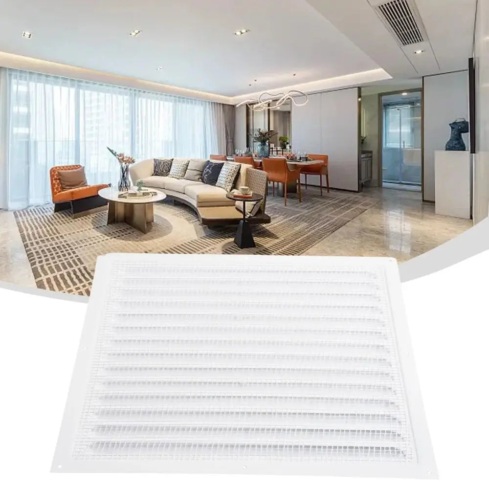 Aluminum Alloy Air Vent Grille Cover 150–300mm | Metal Screen Vent Grille Cover Richie's
