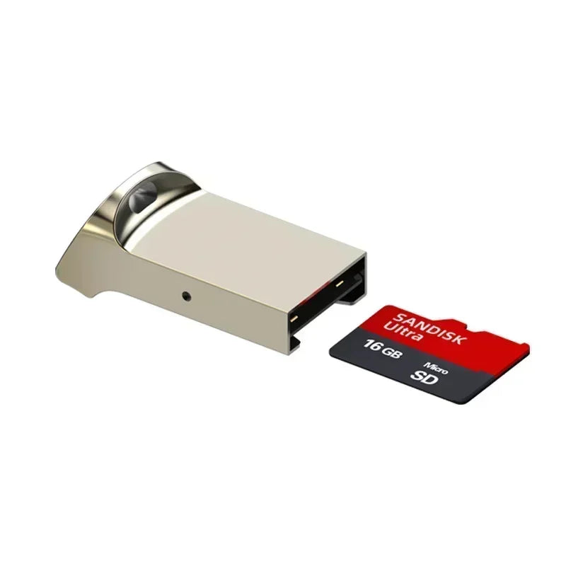 USB 3.0 Mini Aluminum Memory Card Reader – TF & Micro SD Memory Card Reader Richie's Gold