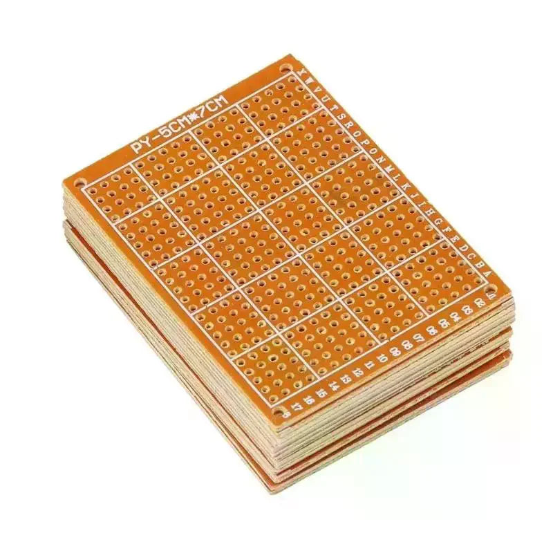 10PCS PCB Perfboard Kit – 432-Hole 5x7cm Prototype Board Prototype Perfboard Richie's