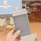 450ml BPA-Free Portable Sports Water Bottle – Flat Plastic Sports Water Bottle Richie's beige <0.25L