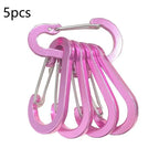 5-Pack Mini Aluminum Carabiner Clips – Scratch-Resistant Carabiner Clips Richie's A9