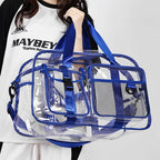 PVC Transparent Cosmetic Bag Waterproof Travel Organizer Tote Cosmetic Organizer Bag Richie's