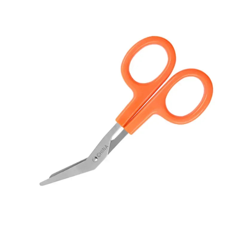 TOTNEND EMT Shears Stainless Steel Nurse Utility Scissors EMT Shears Richie's Orange 10cm-14.9cm 1pc