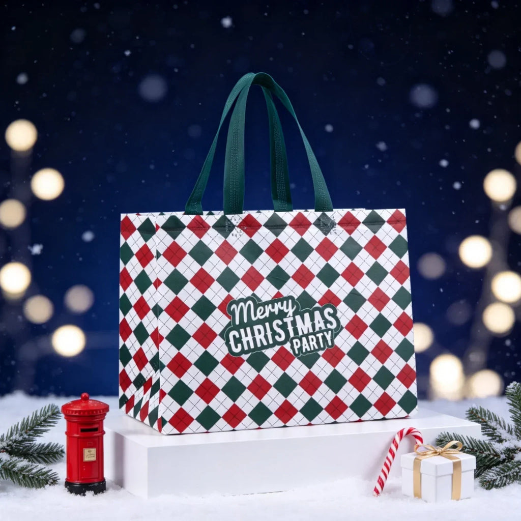12-Pack Extra Large Christmas Gift Bags – Reusable Non-Woven Tote Christmas Gift Bags Richie's