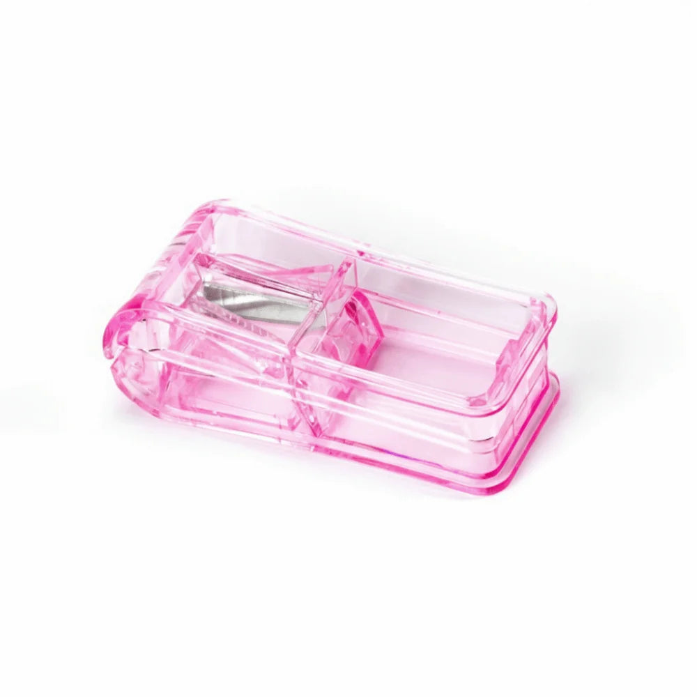 Portable 2-in-1 Tablet Cutter & Pill Storage Case Pill Cutter & Organizer Richie's Pink