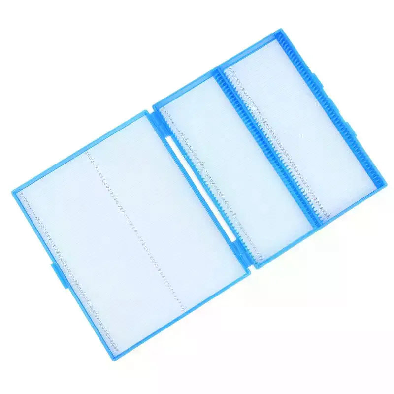 Microscope Slide Storage Box – 100-Slide Plastic Case Microscope Slide Case Richie's