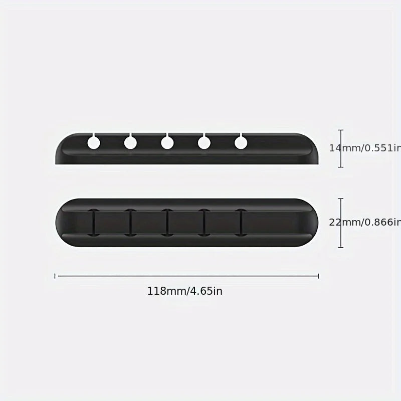 Multi-Slot Cable Organizer Clips – Cord Management for Desk & Car Cable Organizer Clip Richie's