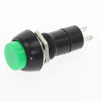 12pcs 12mm Push Button Switch Latching Momentary PBS-11A/B 6 Colors Push Button Switch Richie's green Self-locking