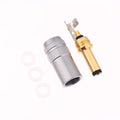 Copper Gold-Plated DC Power Plug Jack Weld Connector 2.1/2.5mm DC Power Connector Richie's DC-2.1G
