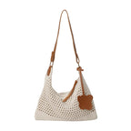 Women's Woven Straw Crossbody Bag – Summer Beach Shoulder Purse Woven Crossbody Bag Richie's