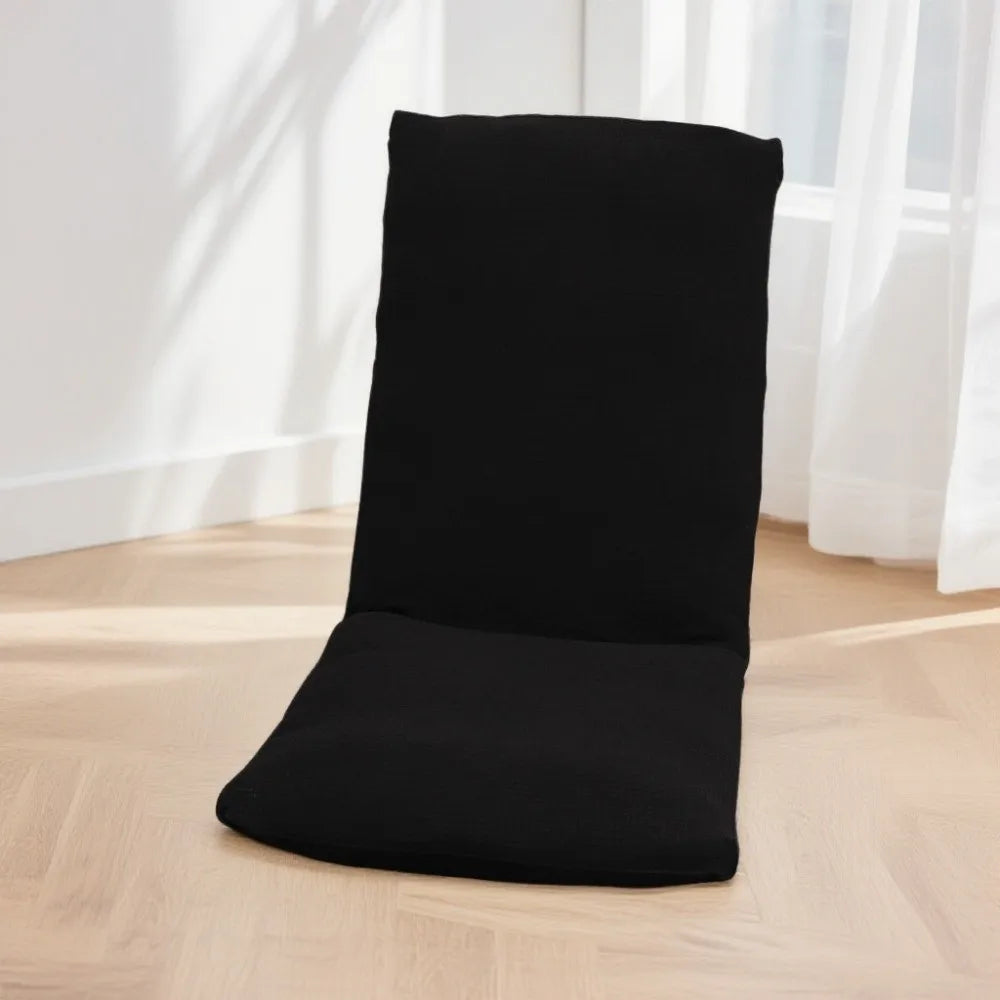 Stretch Tatami Chair Cover – Elastic Breathable Floor Seat Protector Chair Slipcover Richie's Black
