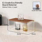 Acrylic Cup Storage Rack – Dust-Proof Tabletop Display Shelf Cup Storage Rack Richie's Type C-1 Layer