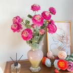 3-Head Silk Peony Artificial Bouquet – Wedding & Home Décor Artificial Flower Bouquet Richie's