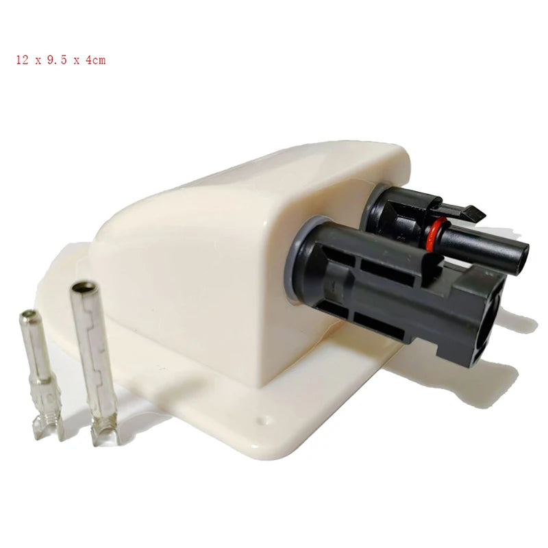 Solar Panel Double Cable Entry Gland Waterproof Box – RV & Caravan Solar Cable Gland Richie's