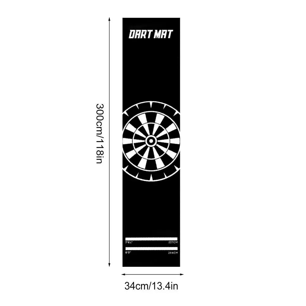 Non-Slip Dart Mat with Throw Line – Floor Protection Mat Dart Board Mat Richie's 05