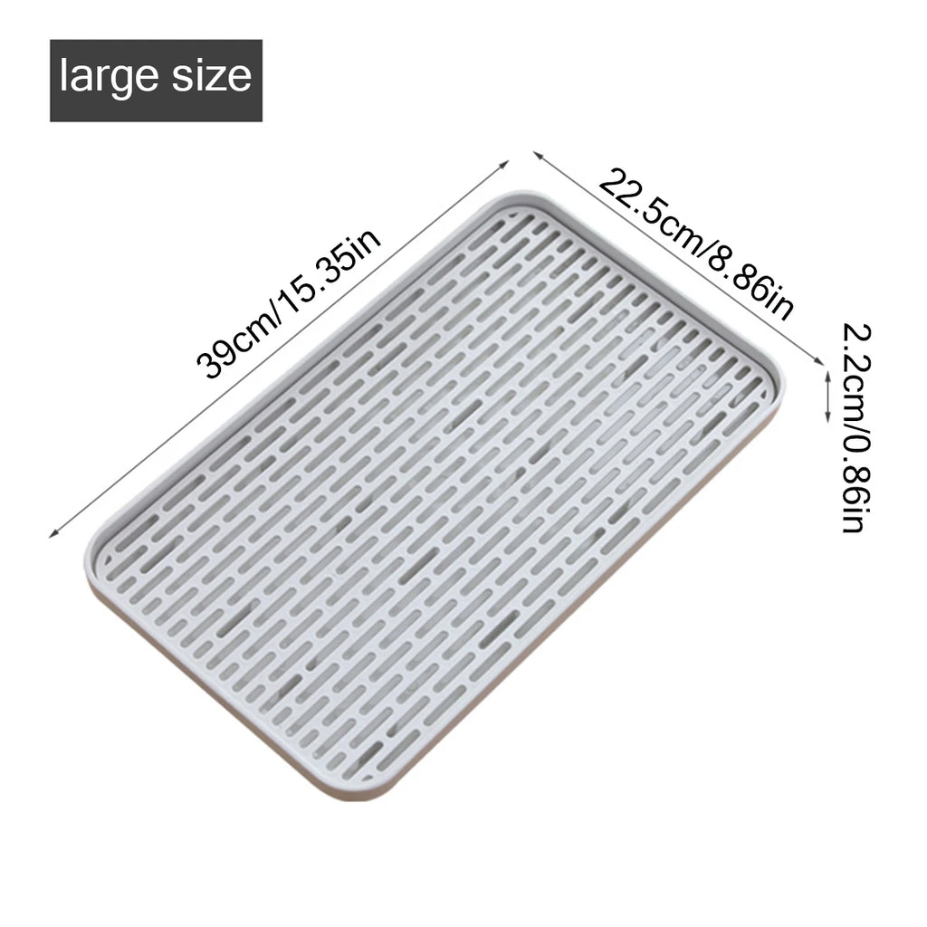 Double Layer Cup Drain Rack & Drying Tray | Kitchen Organizer Cup Drain Rack Richie's