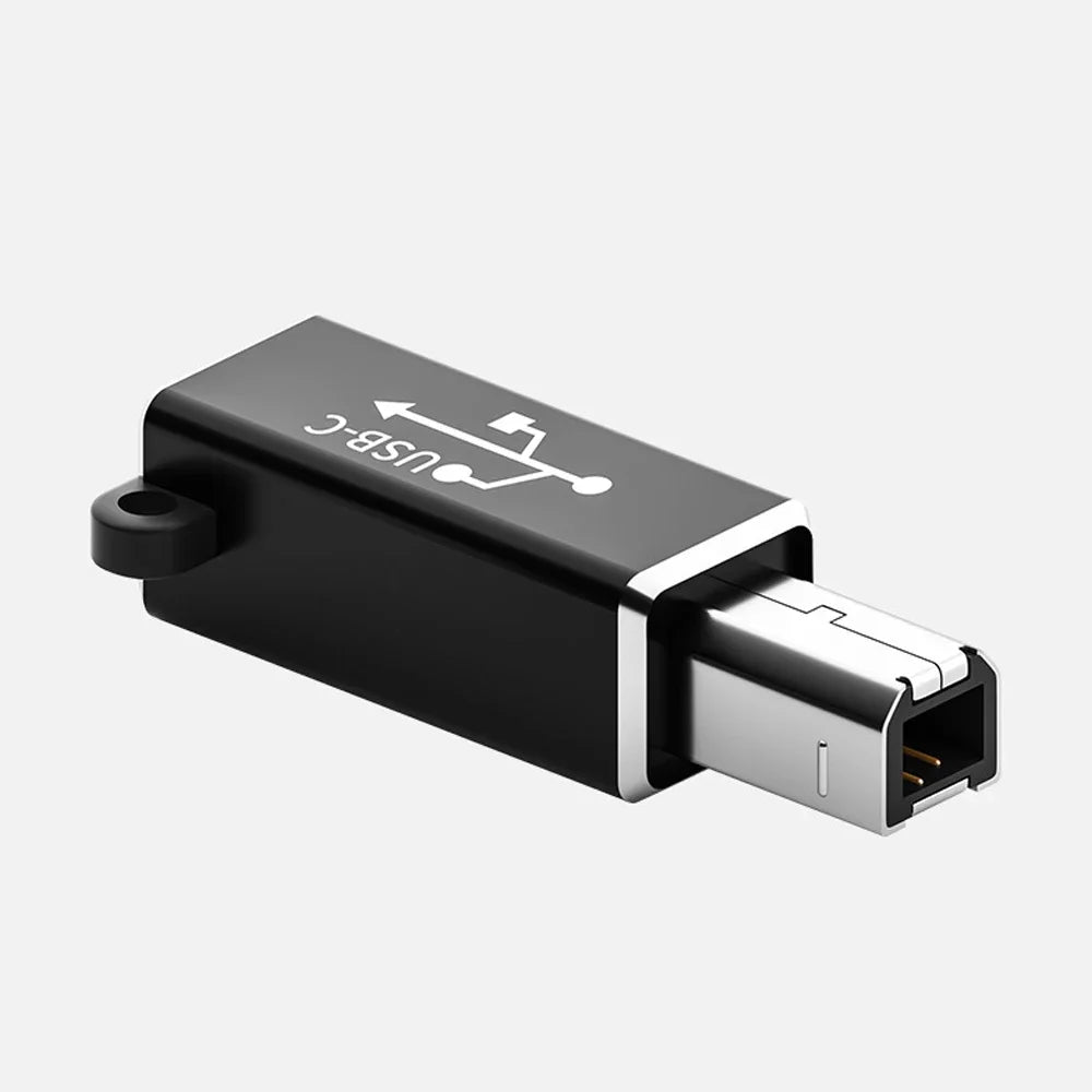 USB-C to Mini USB Male Adapter – Aluminum Converter | FUCHU USB-C Adapter Richie's Black