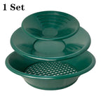Gold Panning Pan & Sieve Set 10/14/15 Inch | Mining Kit Gold Panning Kit Richie's 1 Set 3PCS