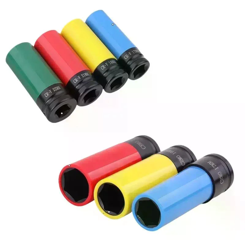 1/2" Drive Wheel Protector Socket CR-V Steel 17–22mm Impact Socket Tool Richie's