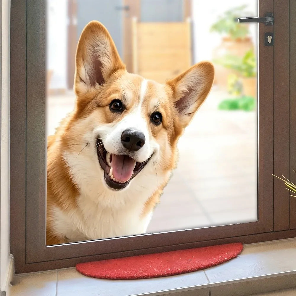 Peeking Animal Window Cling Sticker – Reusable PVC Decal Window Cling Decal Richie's