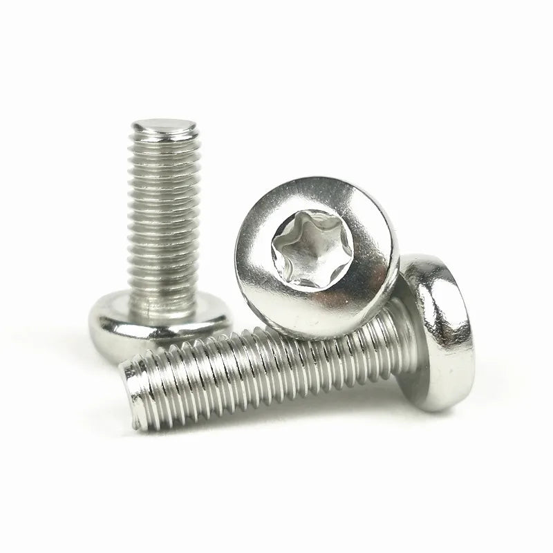SUS304 Torx Pan Head Security Screws M1.4–M8 | 5/10/50 Pack Security Machine Screws Richie's