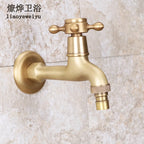 Retro European All-Copper Outdoor Cold Water Faucet | Sink Tap Cold Water Faucet Richie's