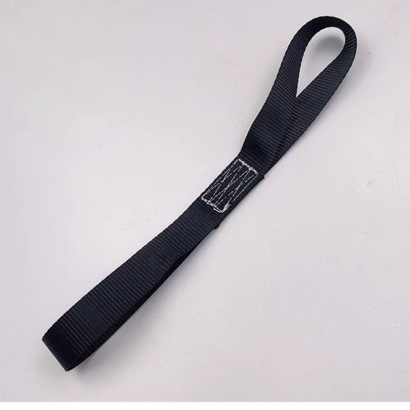 Motorcycle Soft Loop Tie Down Straps – 600LBS Nylon Hauling Motorcycle Tie Down Straps Richie's black 1pcs